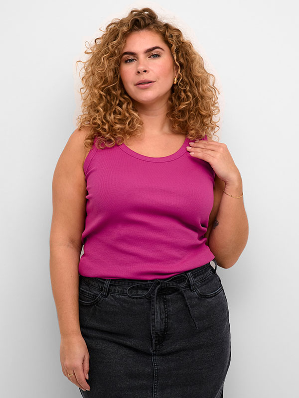 KCCARINA - Plus Size Top fra Kaffe Curve