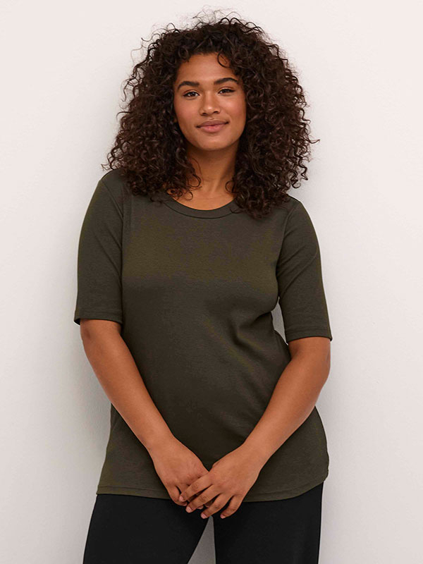 KCCARINA - Plus Size T-shirt fra Kaffe Curve