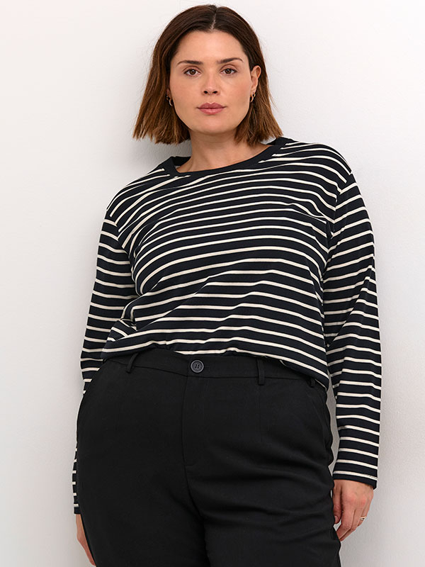 KCWINNI - Plus Size Blus fra Kaffe Curve