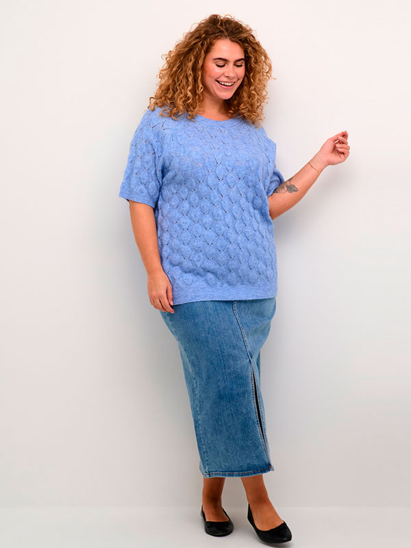 KCNALENE - Plus Size Blus fra Kaffe Curve