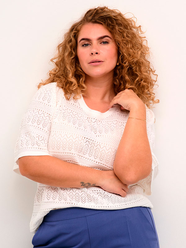 KCNALA - Plus Size Blus fra Kaffe Curve