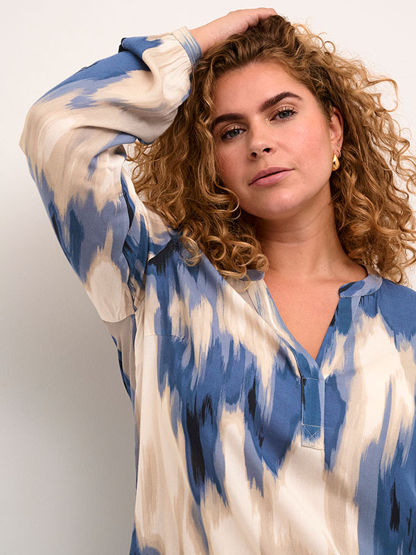 KCBELLA - Plus Size Blus fra Kaffe Curve