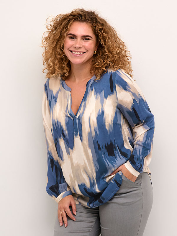 KCBELLA - Plus Size Blus fra Kaffe Curve