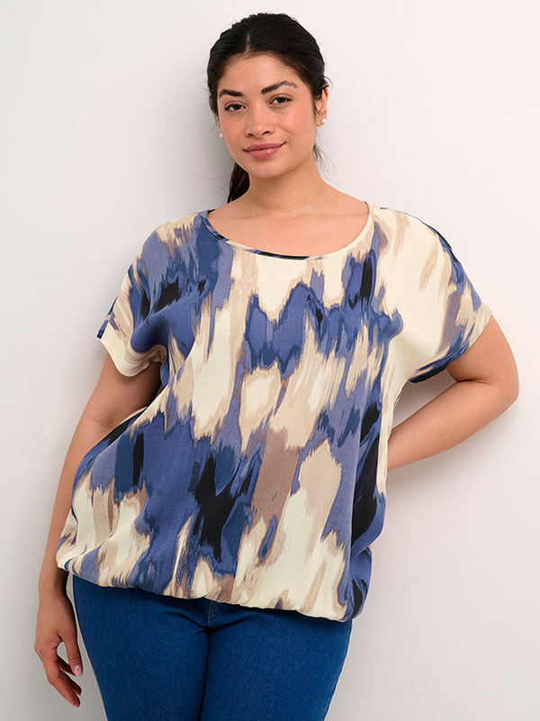 KCBELLA - Plus Size Blus fra Kaffe Curve