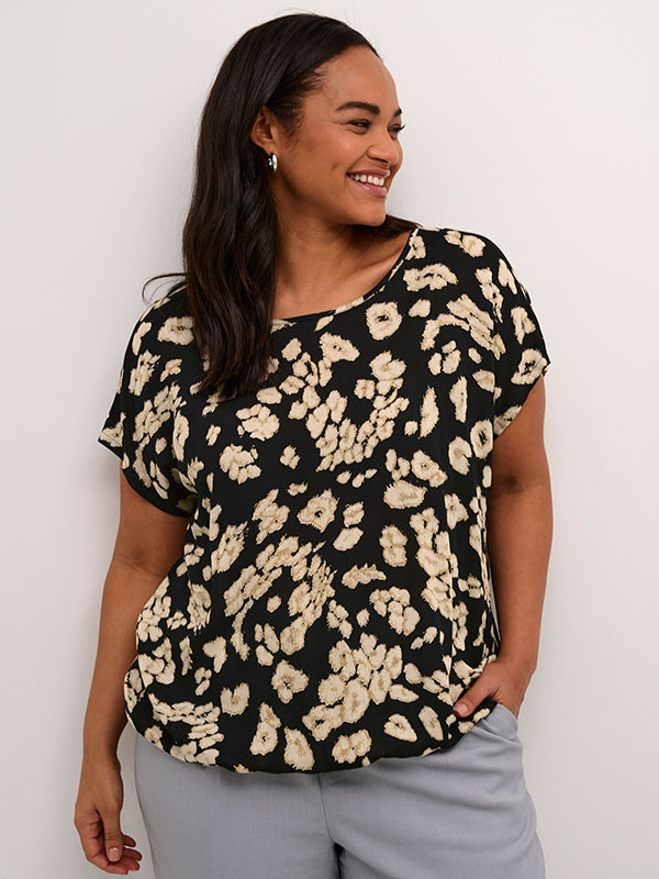 KCBELLA - Plus Size Blus fra Kaffe Curve