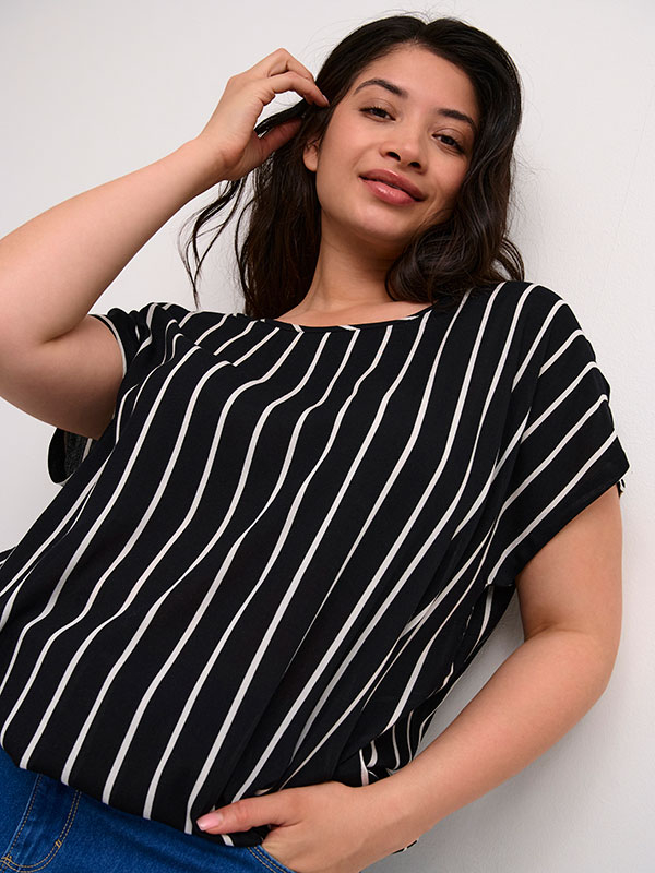 KCBELLA - Plus Size Blus fra Kaffe Curve