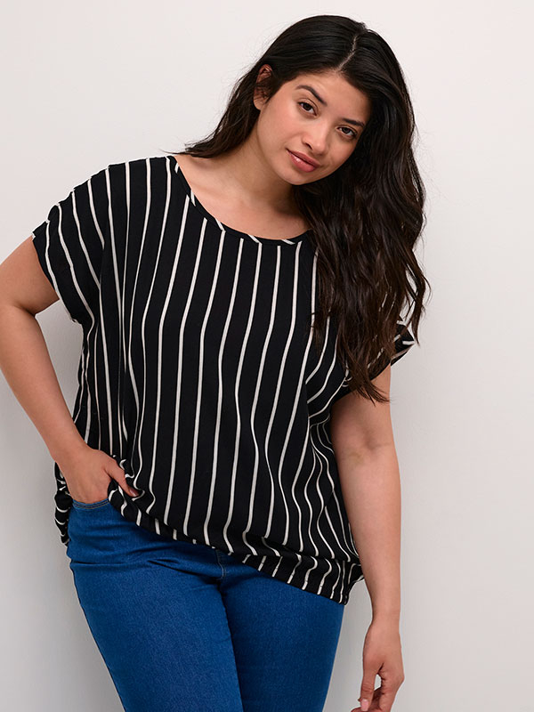 KCBELLA - Plus Size Blus fra Kaffe Curve