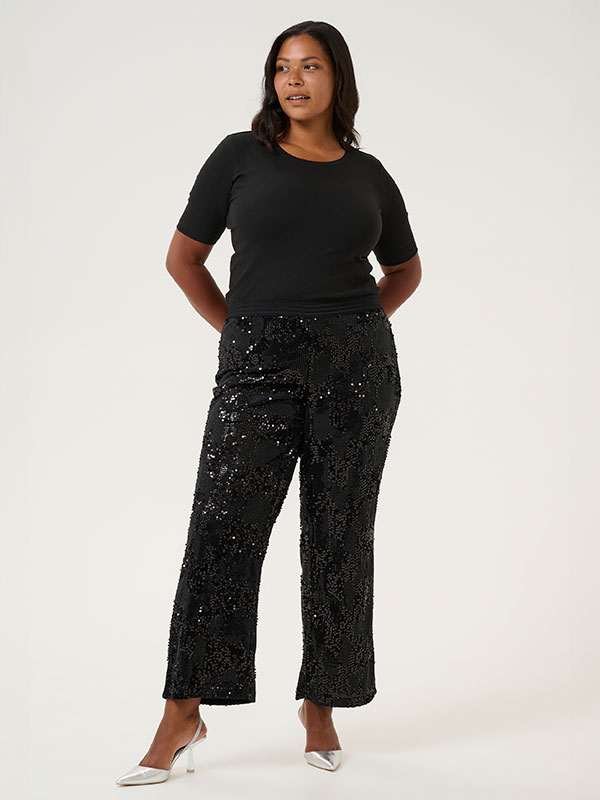 KCNICOLEEN - Plus Size Byxor fra Kaffe Curve