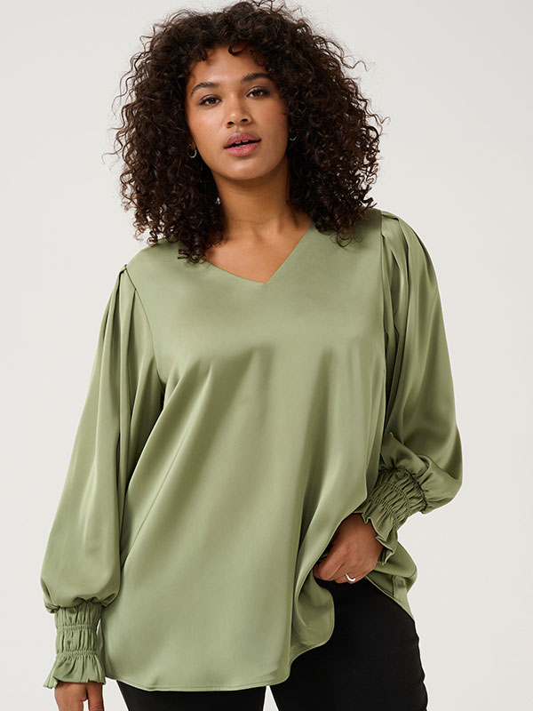 KCHILLA - Plus Size Blus fra Kaffe Curve