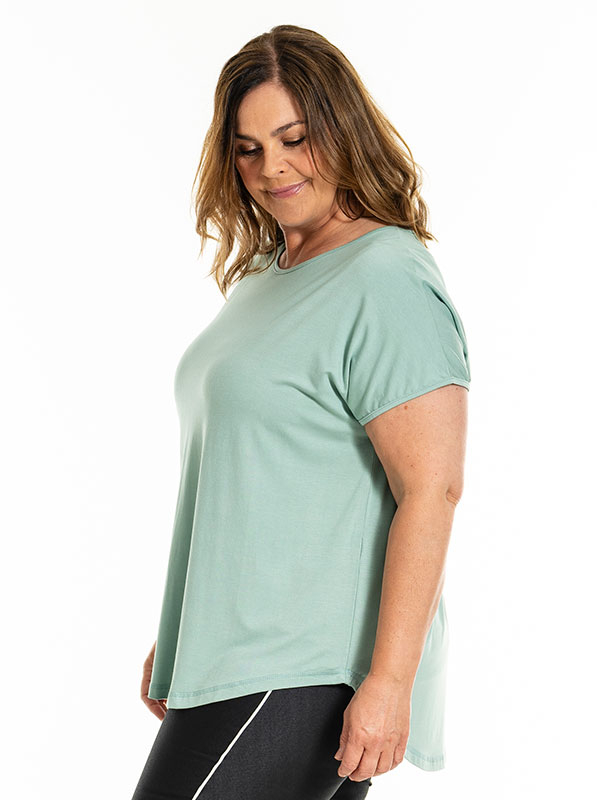 GITTE - Plus Size T-shirt fra Gozzip