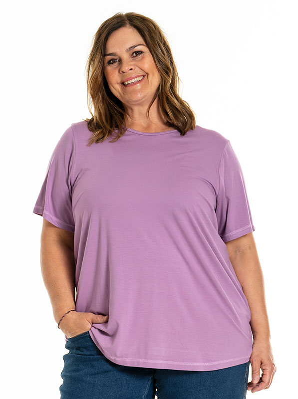 GITTE - Plus Size T-shirt fra Gozzip