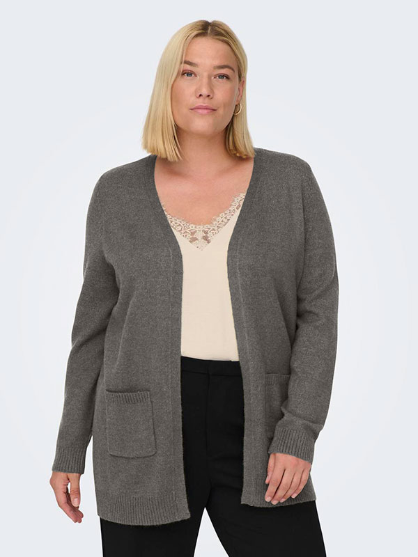 CARESLY - Plus Size Kofta fra Only Carmakoma