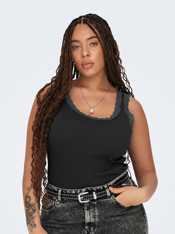 CARXENA - Plus Size Top fra Only Carmakoma