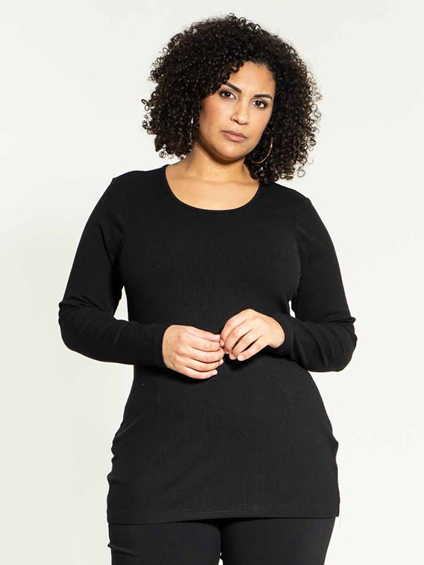 FLO - Plus Size Blus fra Studio