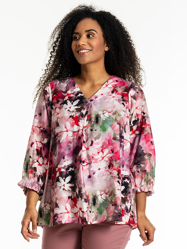 JUSTINA - Plus Size Blus fra Studio