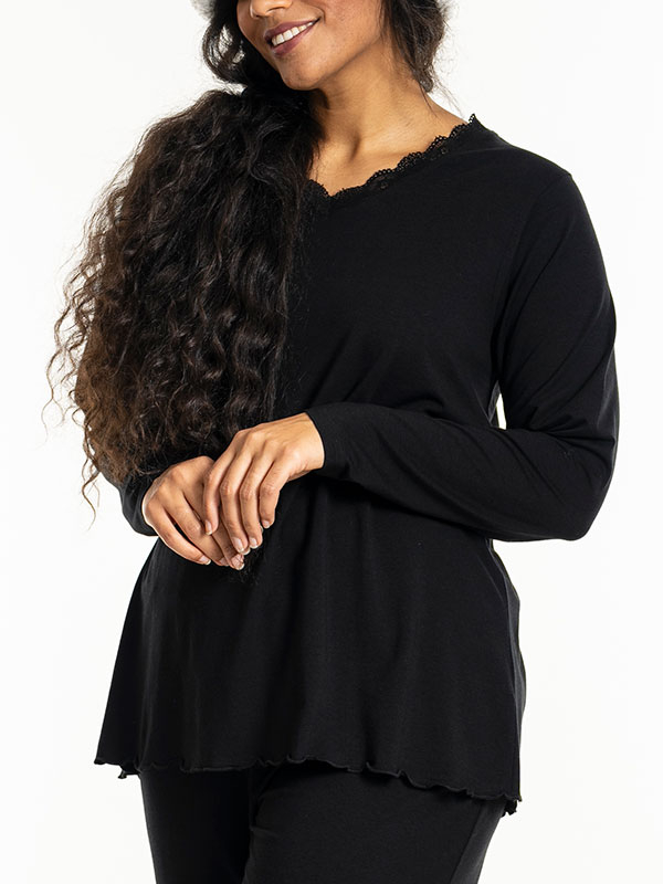 TULLE - Plus Size Natt blus fra Studio