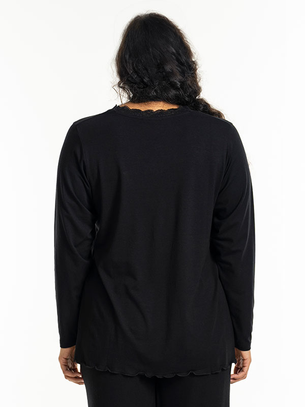 TULLE - Plus Size Natt blus fra Studio