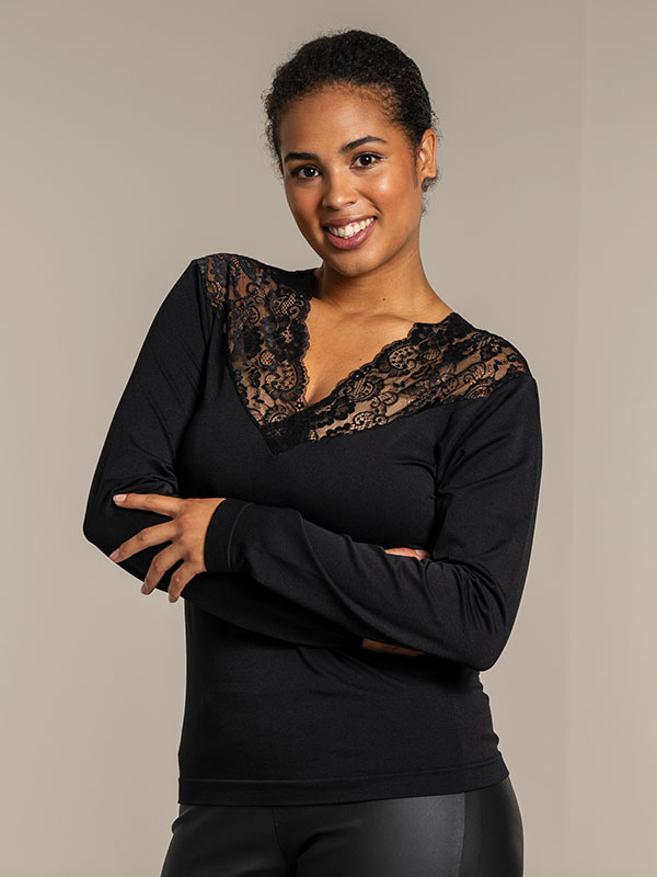 NEW YORK - Plus Size Blus fra Sandgaard