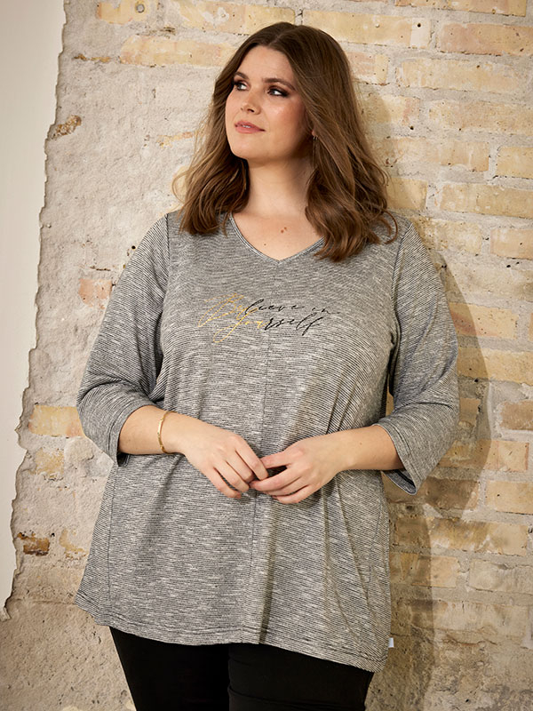 ABEE - Plus Size Blus fra Zhenzi