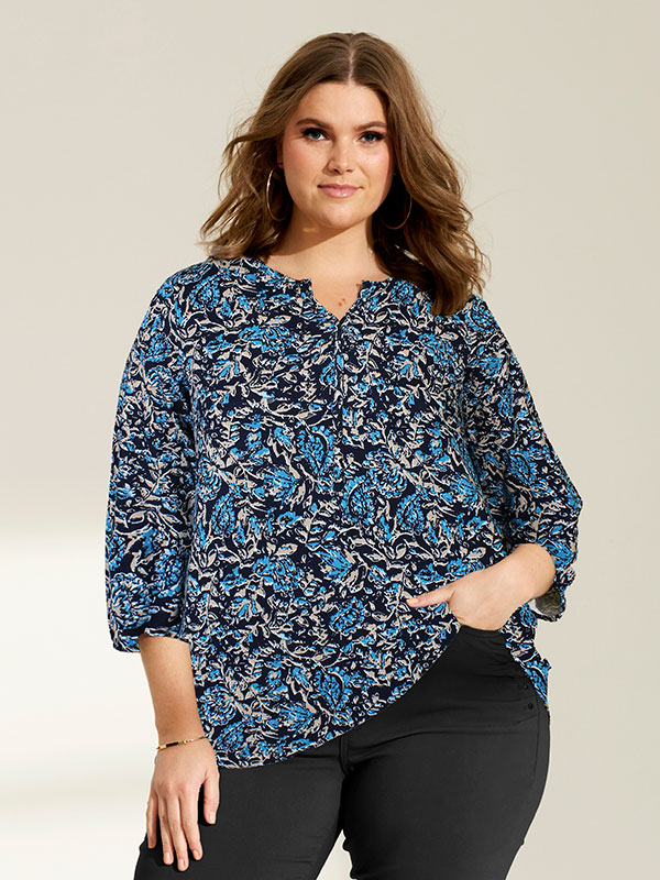 SYLVA - Plus Size Blus fra Zhenzi