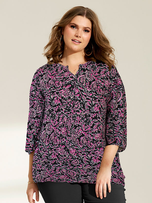 SYLVA - Plus Size Blus fra Zhenzi